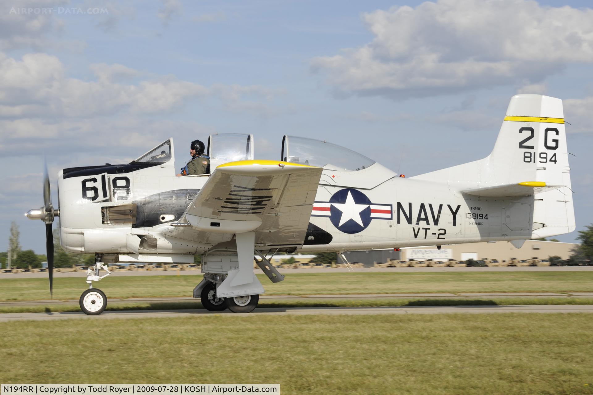 N194RR, North American T-28B Trojan C/N 200-265 (138194), T
