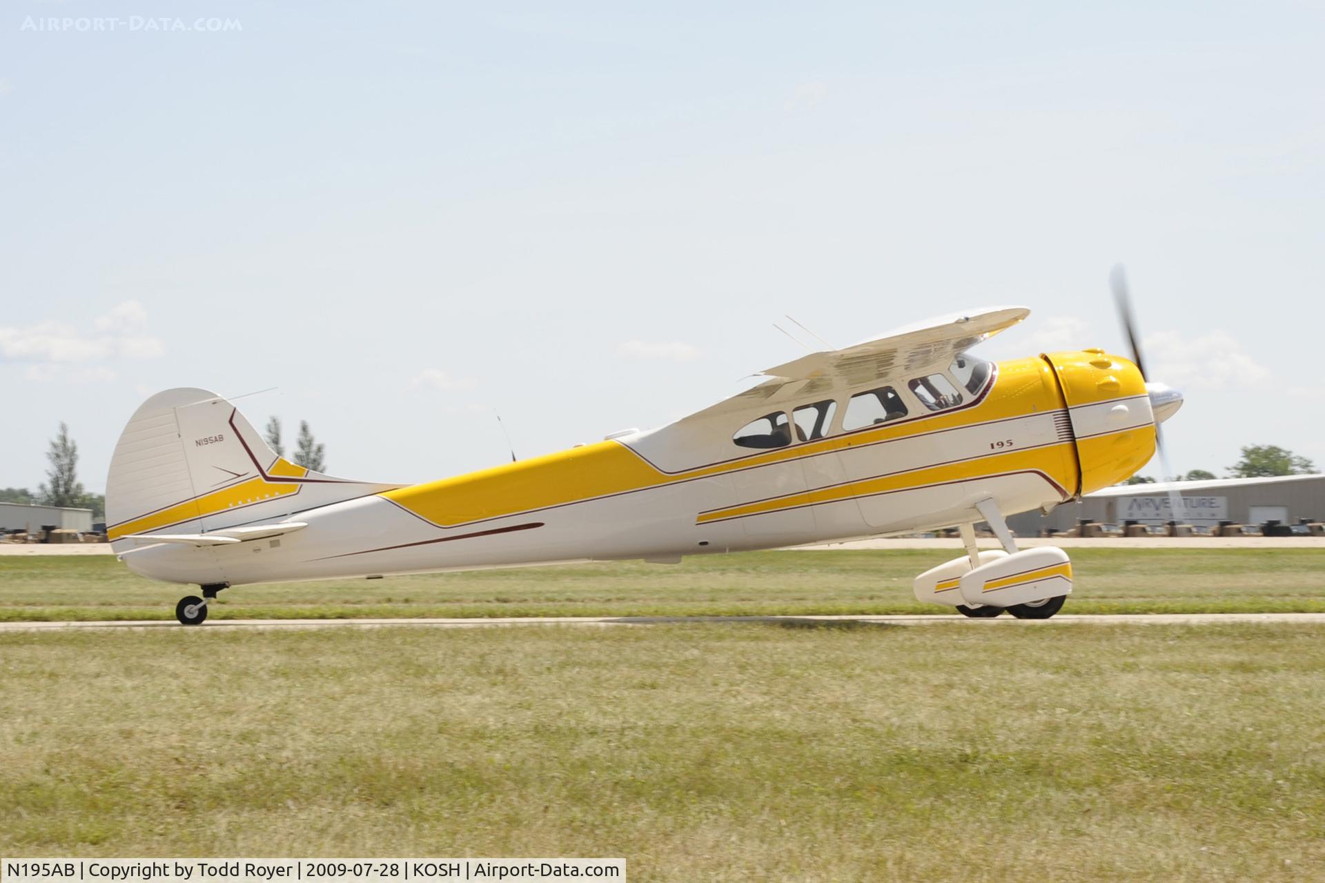 N195AB, 1952 Cessna 190 C/N 7794, T