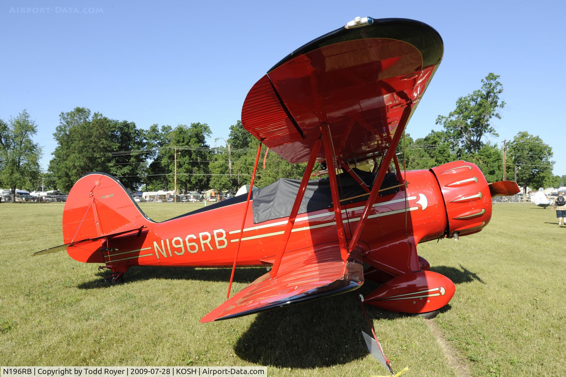 N196RB, 1996 Waco YMF C/N F5C-071, Oshkosh EAA Fly-in 2009