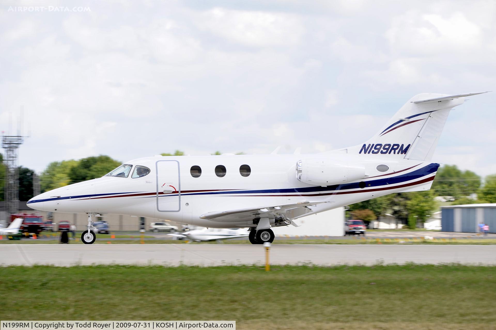 N199RM, 2014 Raytheon Aircraft Company 390 C/N RB-99, Landing 27 at OSH