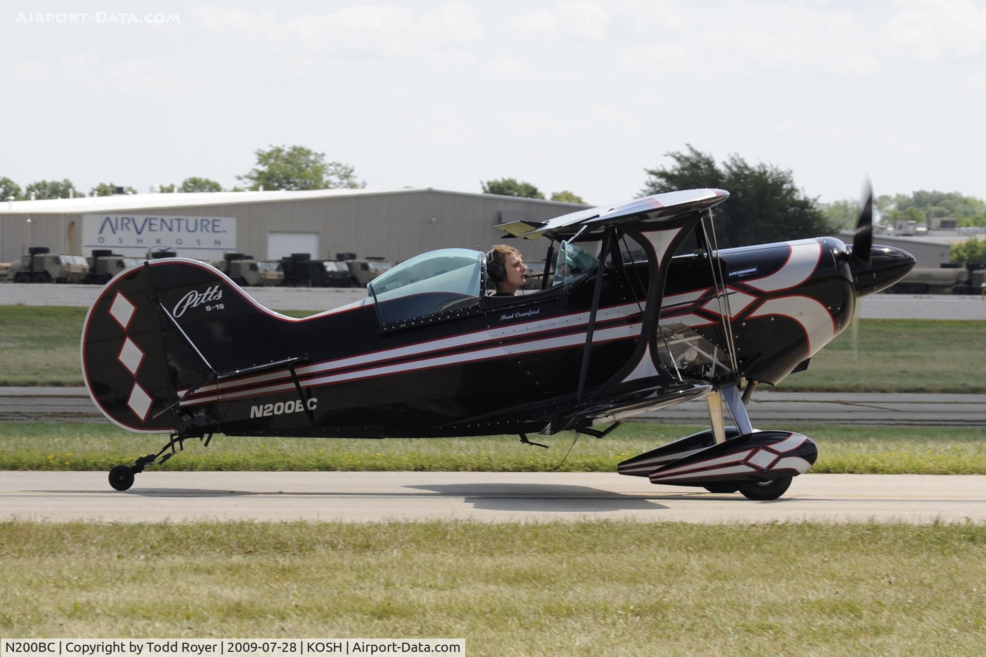 N200BC, 1979 Pitts S-1S Special C/N 101, Taxi for departure