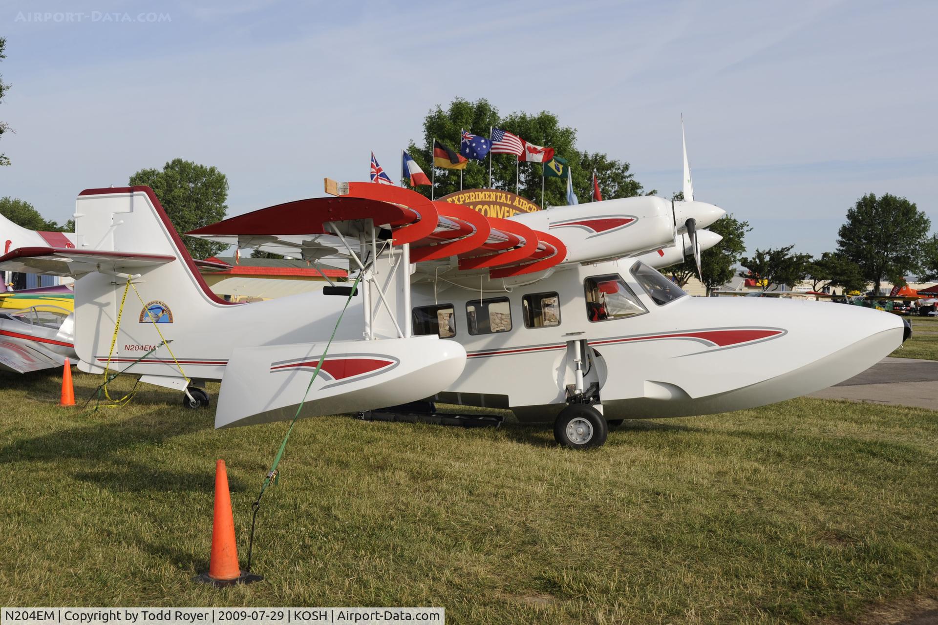 N204EM, 2006 Ellison-Mahon Gweduck C/N 001, Oshkosh EAA Fly-in 2009