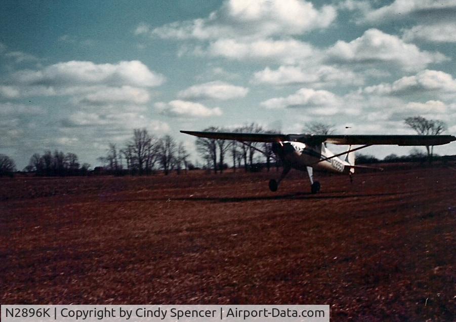 N2896K, 1947 Silvaire LUSCOMBE 8A C/N 5623, On the Farm in Yale