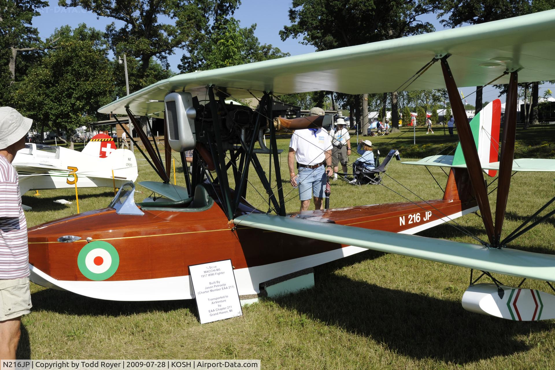 N216JP, Macchi M5 Replica C/N 1, O