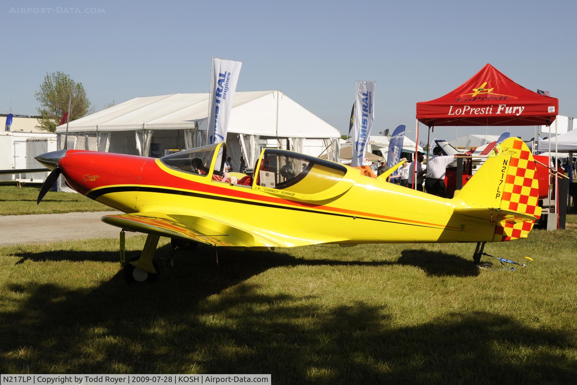 N217LP, 1946 Globe GC-1B Swift C/N 310, Oshkosh EAA Fly-in 2009