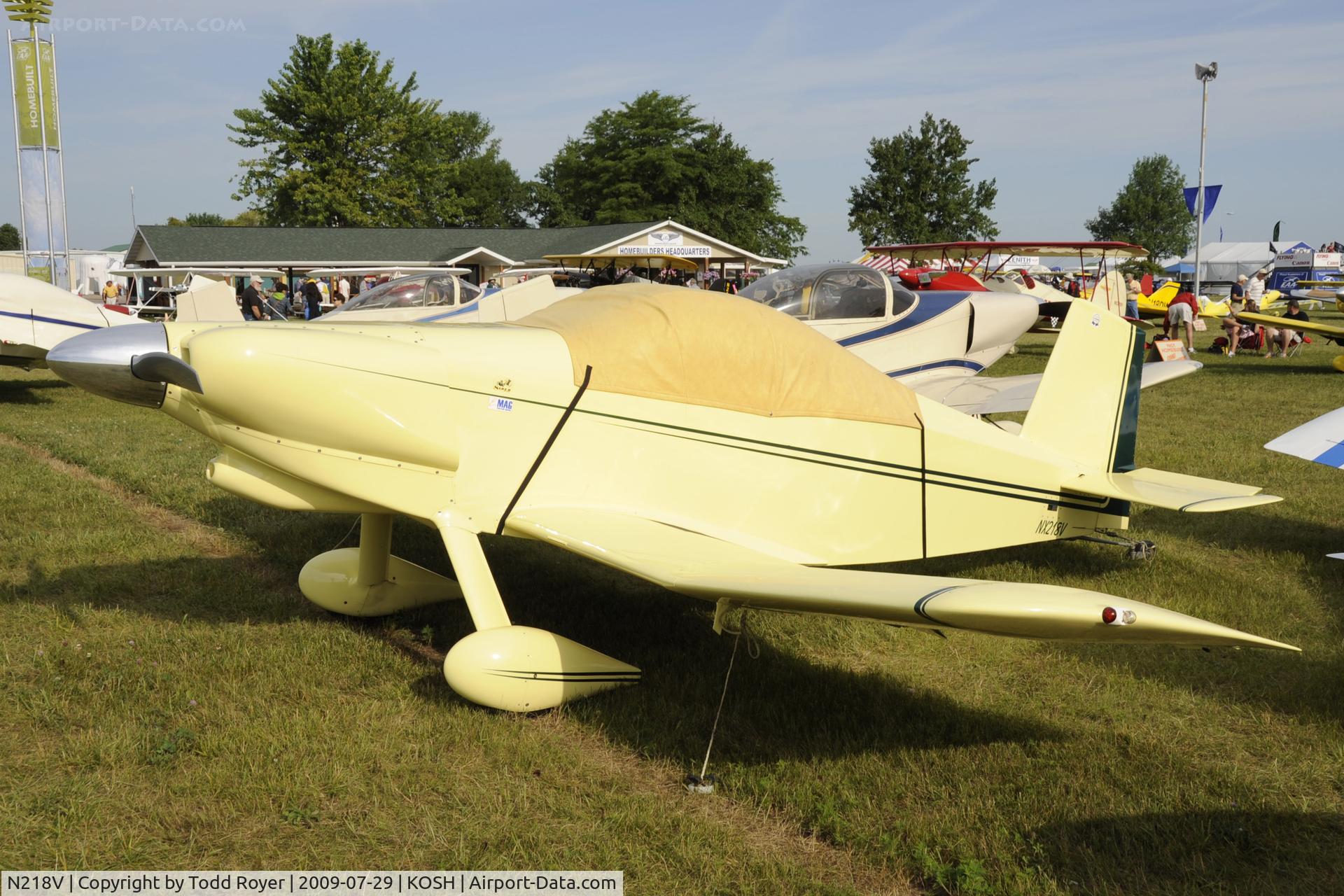 N218V, 2006 Thorp T-18 Tiger C/N 45, Oshkosh EAA Fly-in 2009