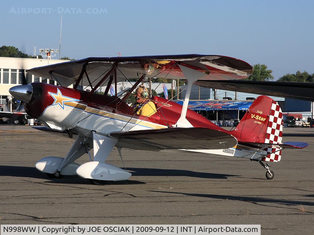 N998WW, Stolp SA-900 V-Star C/N WTW1, Arriving at Winston-Salem