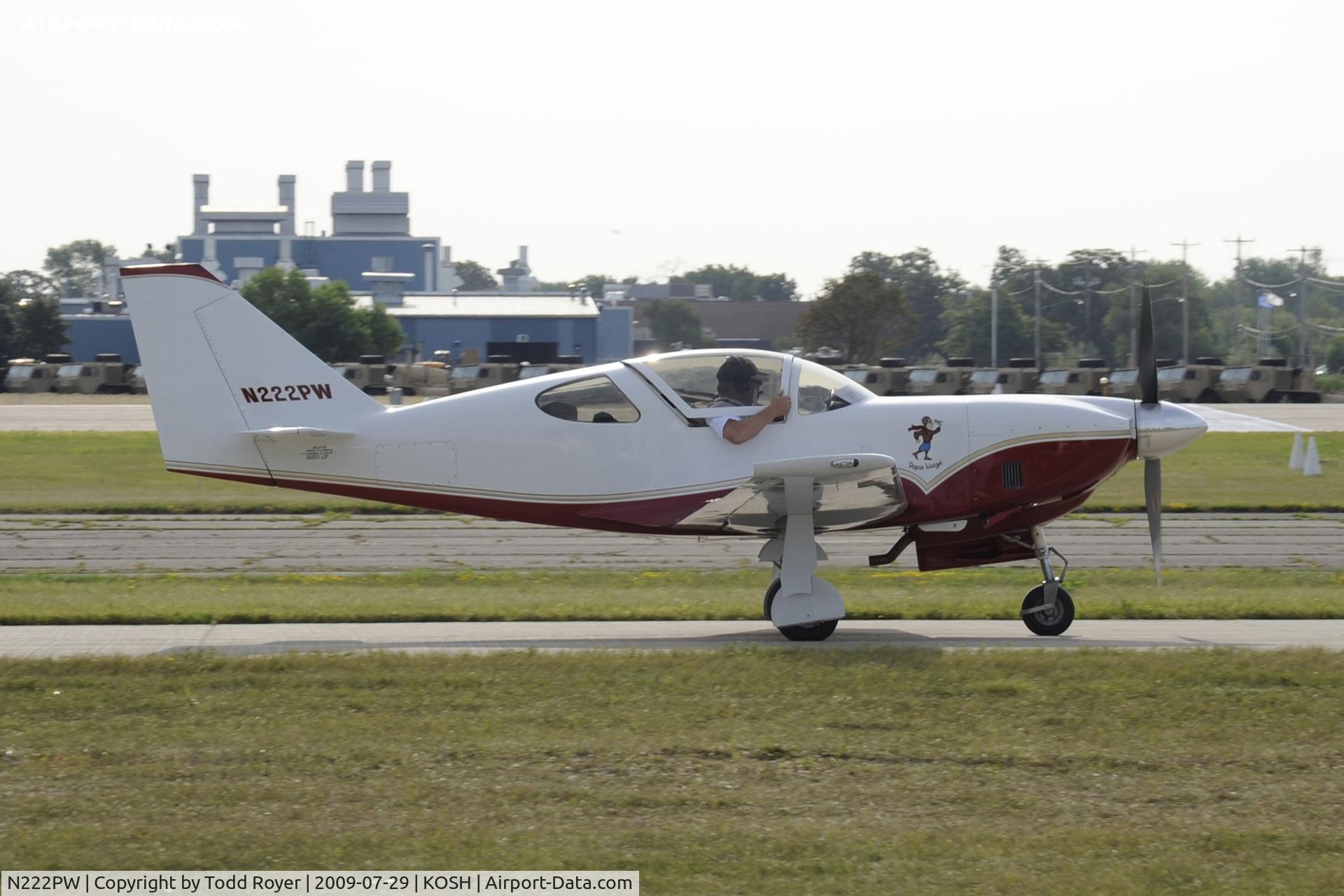 N222PW, 1990 Stoddard-Hamilton Glasair Super II RG C/N 155, Taxi for departure