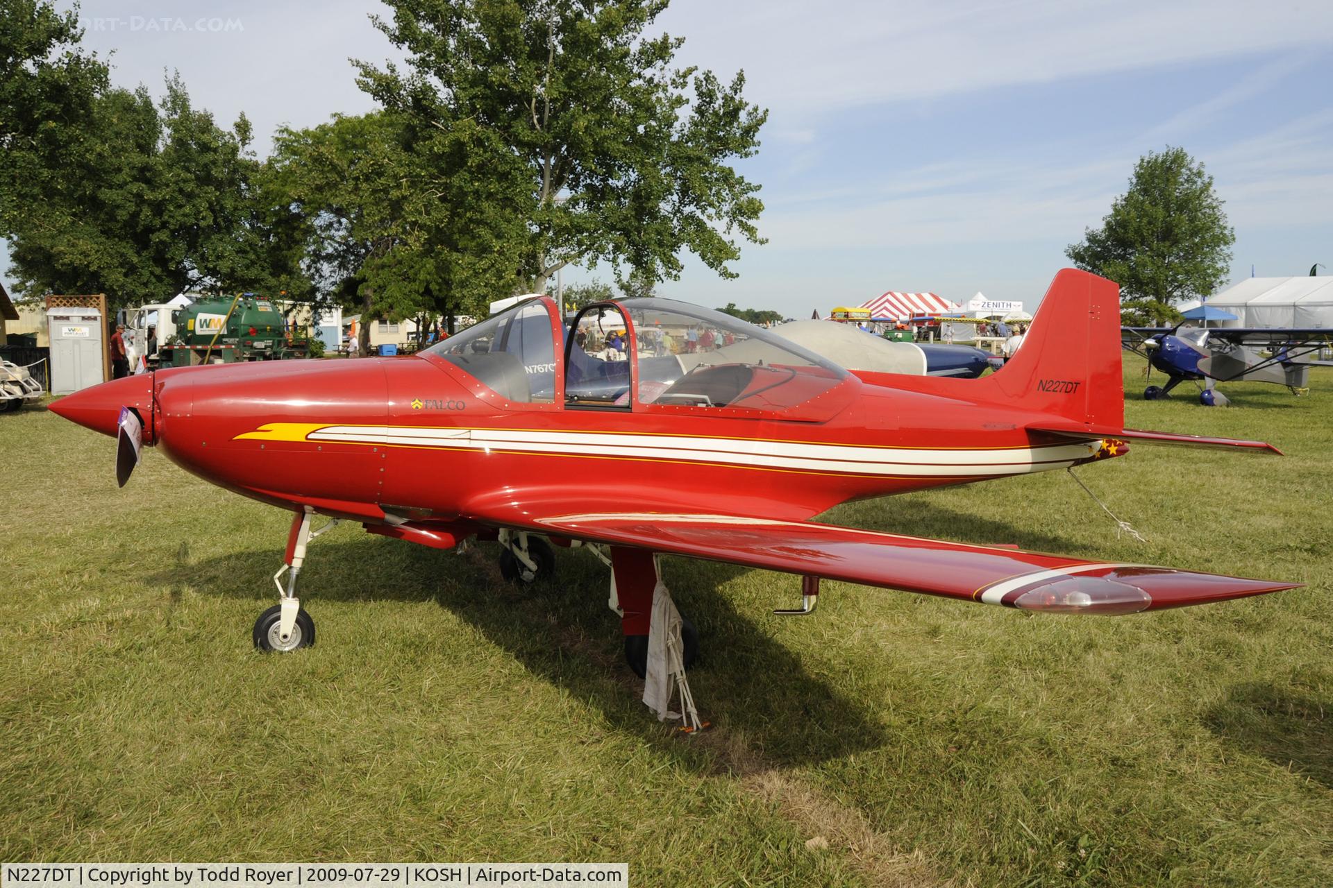 N227DT, 1999 Sequoia F-8L Falco C/N 1227, Oshkosh EAA Fly-in 2009