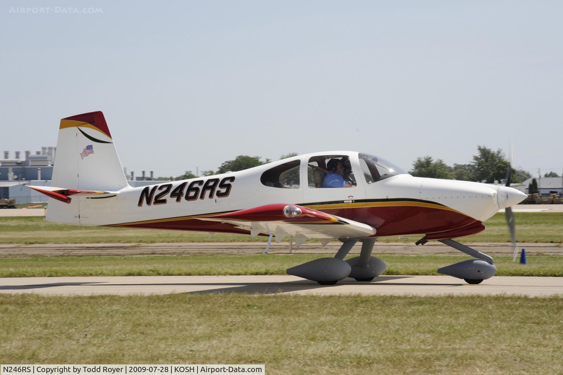 N246RS, Vans RV-10 C/N 40185, Taxi for departure