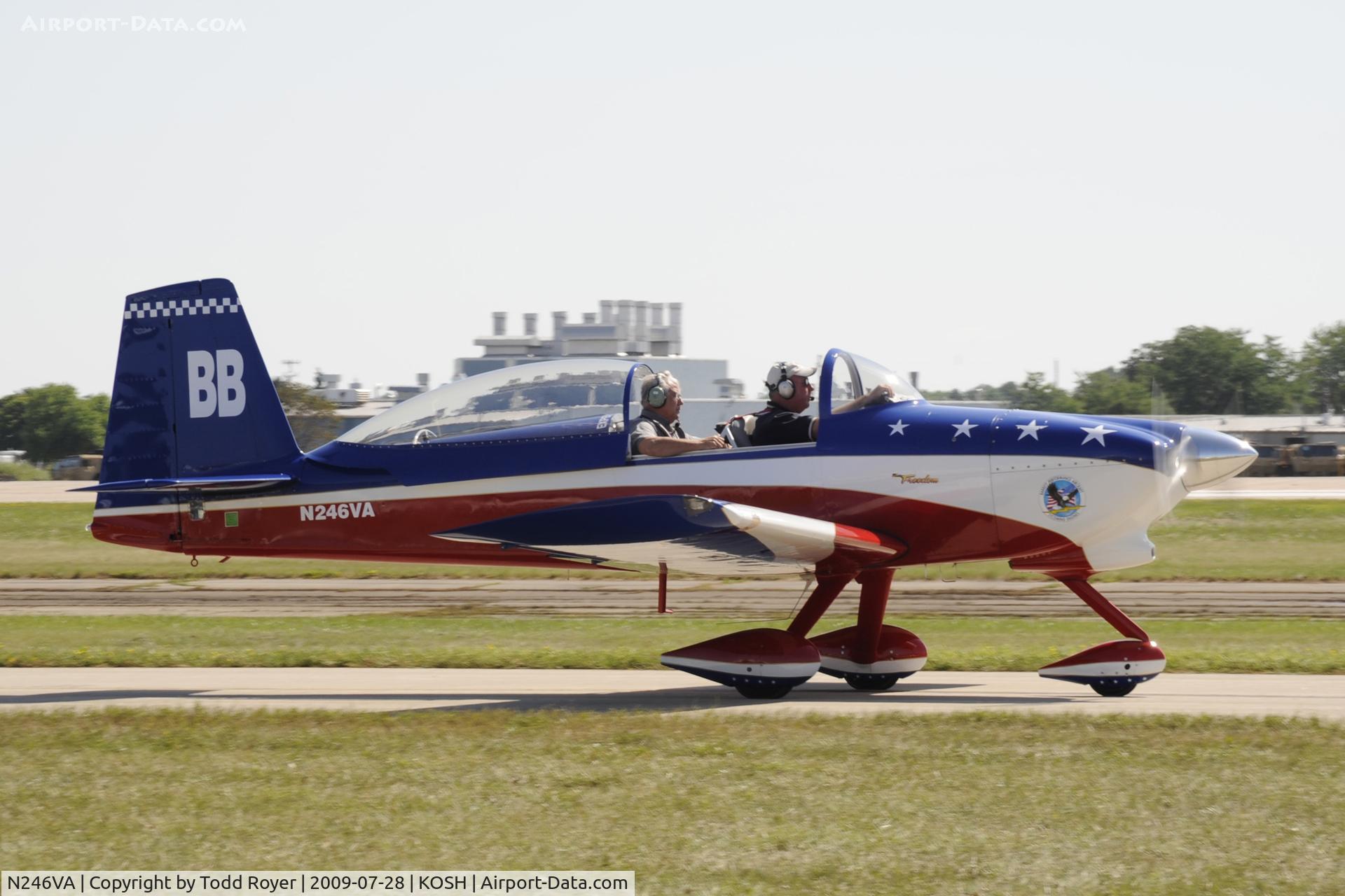 N246VA, 2003 Vans RV-8A C/N 81121, Taxi for departure