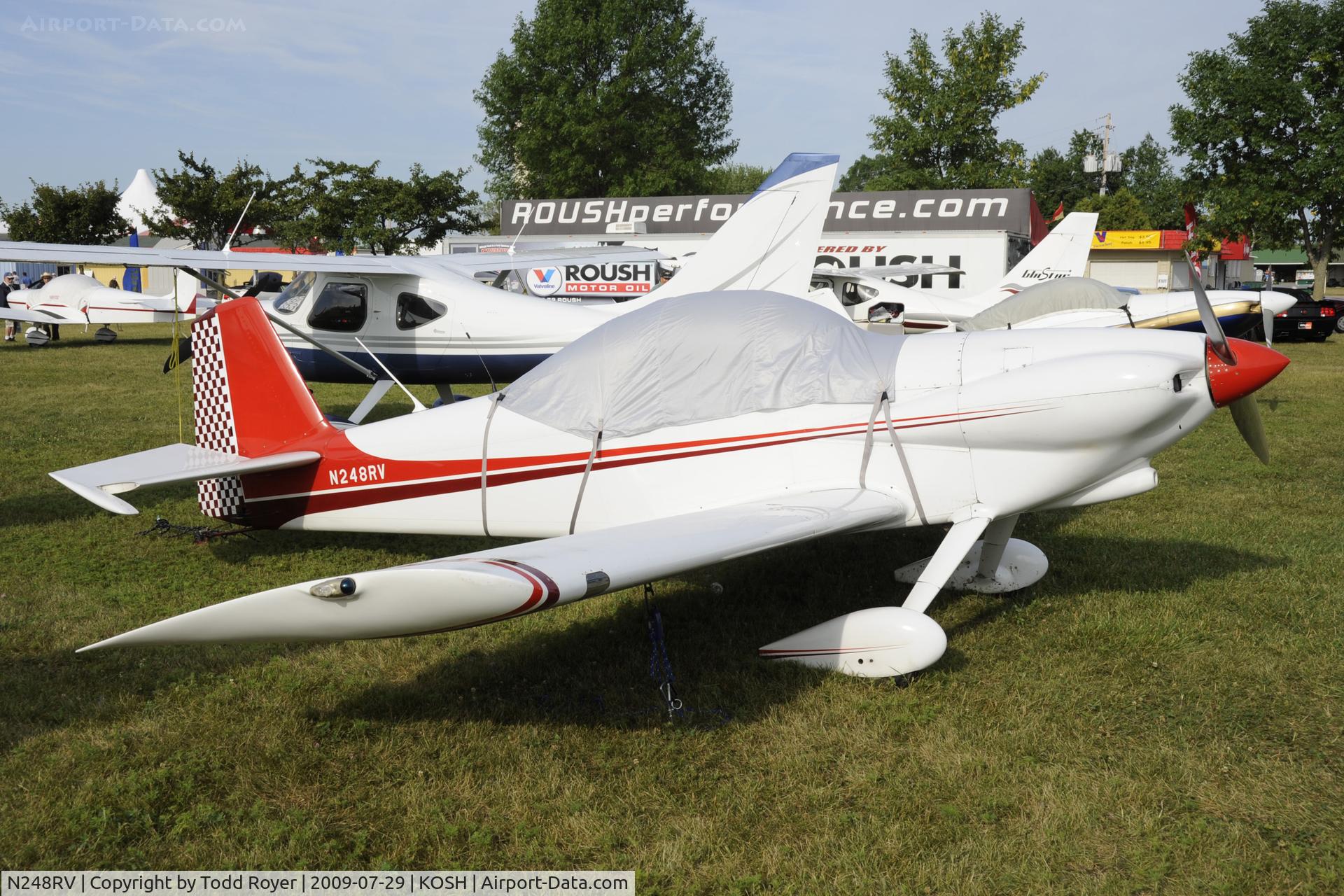 N248RV, 1995 Vans RV-4 C/N 1248, Oshkosh EAA Fly-in 2009
