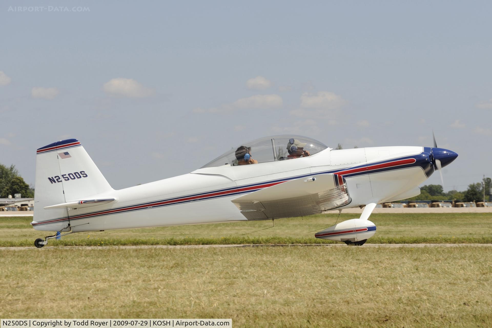 N250DS, 1996 Vans RV-4 C/N 250, Taxi for departure