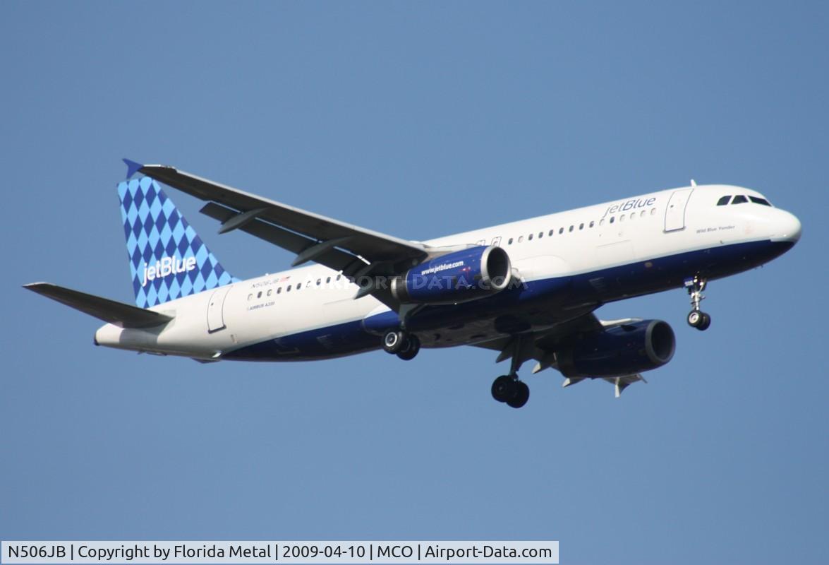 N506JB, 2000 Airbus A320-232 C/N 1235, Jet Blue A320