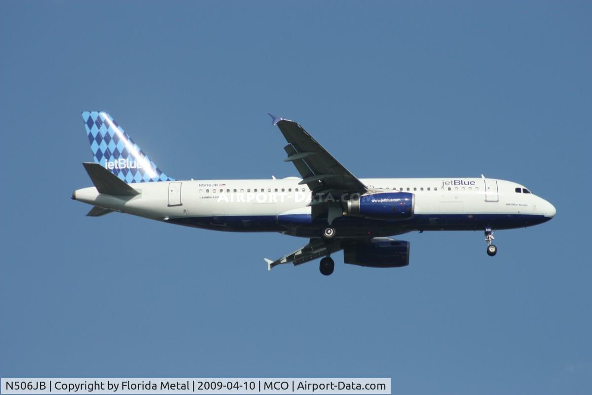 N506JB, 2000 Airbus A320-232 C/N 1235, Jet Blue A320