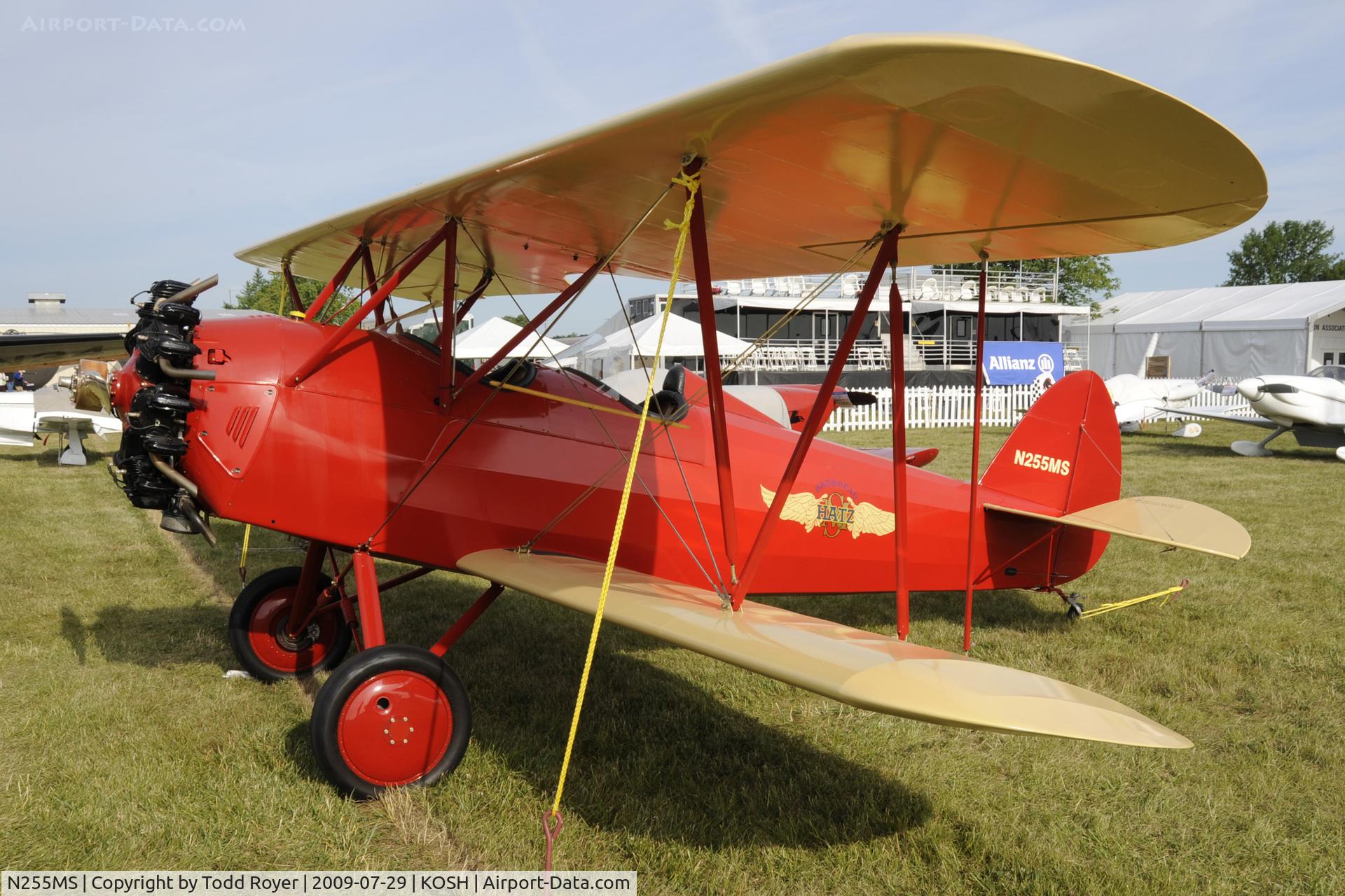 N255MS, 2004 Hatz Biplane C/N 1, Oshkosh EAA Fly-in 2009