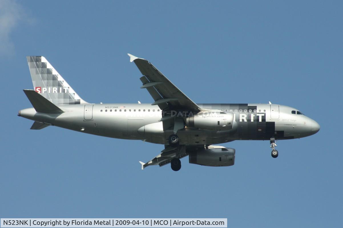 N523NK, 2006 Airbus A319-132 C/N 2898, Spirit A319
