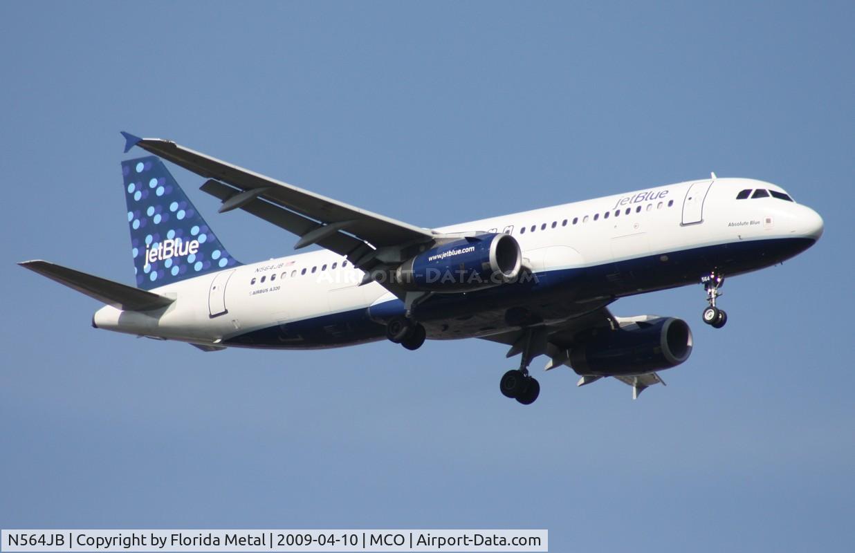 N564JB, 2003 Airbus A320-232 C/N 2020, Jet Blue A320