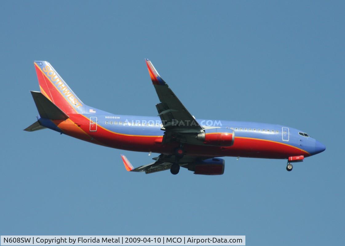 N608SW, 1995 Boeing 737-3H4 C/N 27928, Southwest 737-300