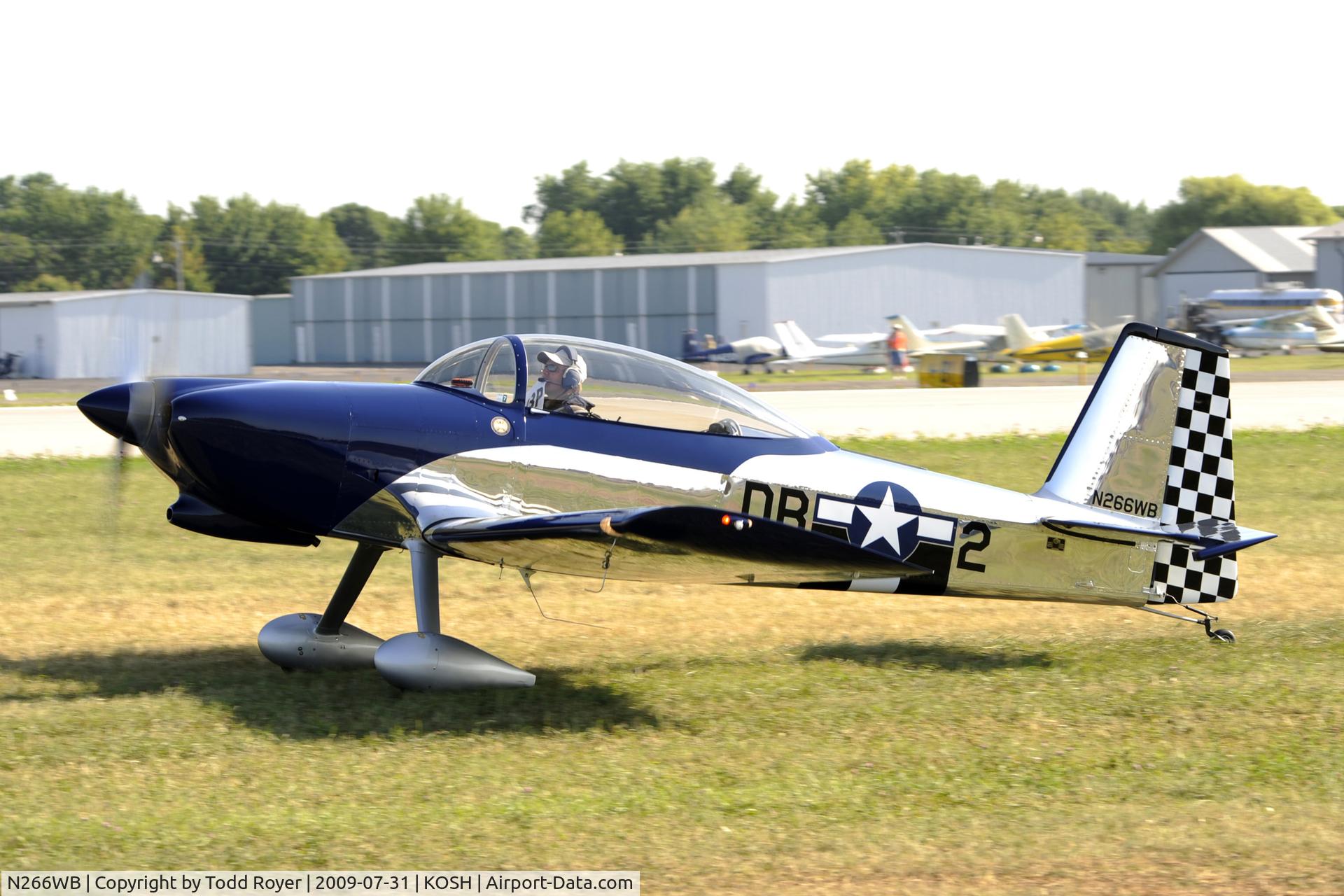 N266WB, 2004 Vans RV-8 C/N 80889, Taxi to parking