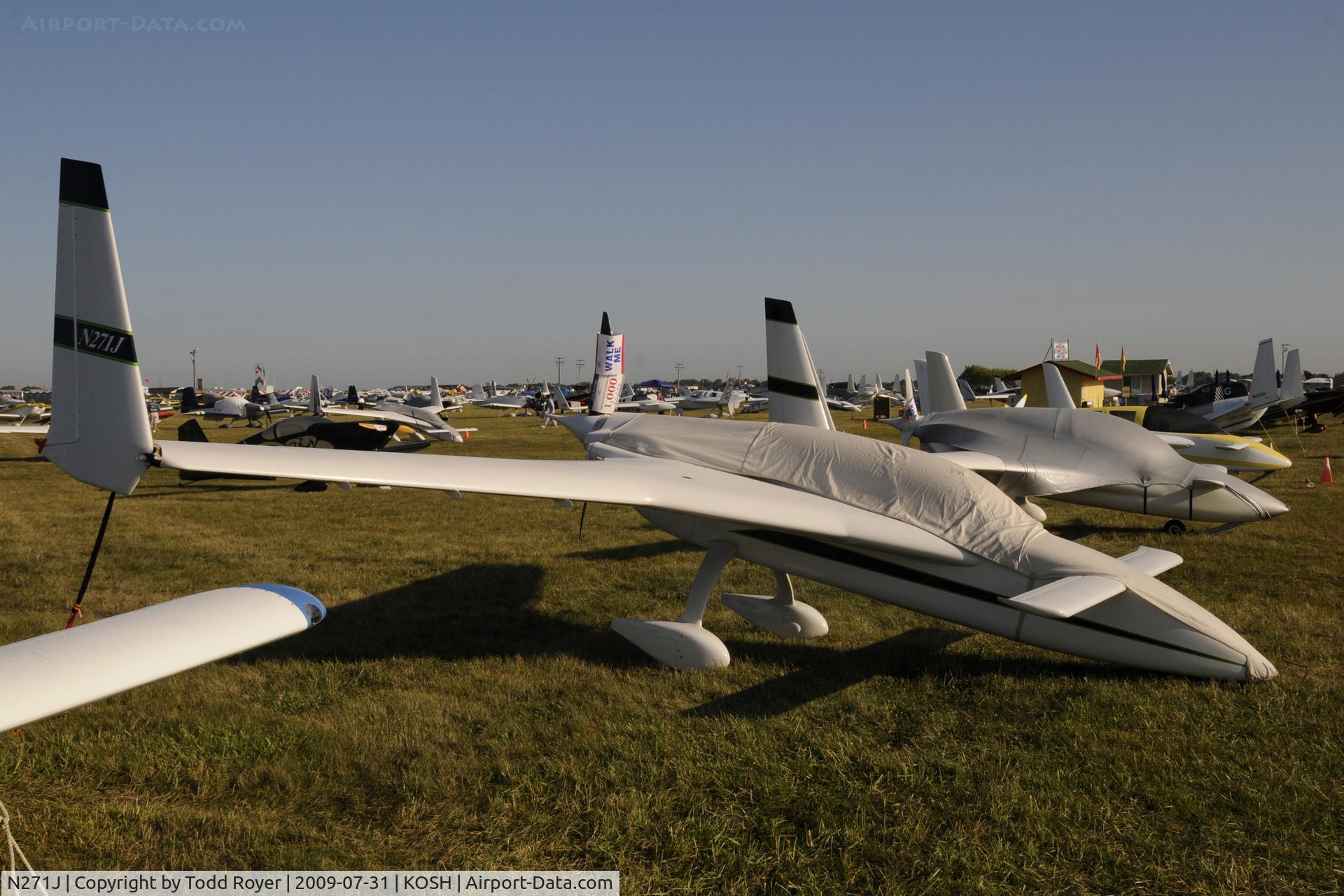 N271J, 1994 Rutan Long-EZ C/N 271, Oshkosh EAA Fly-in 2009