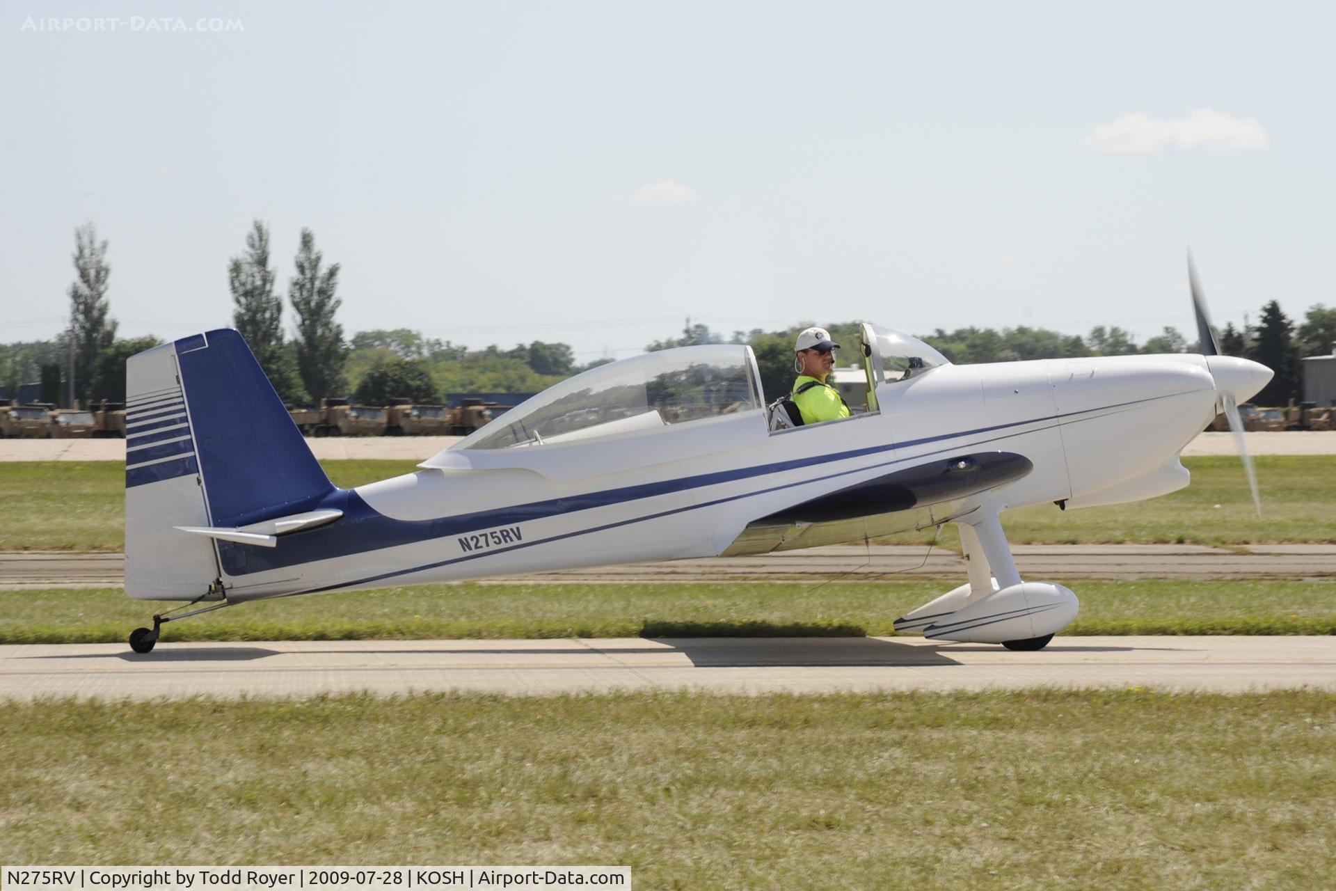 N275RV, 2006 Vans RV-8 C/N 80275, Taxi for departure