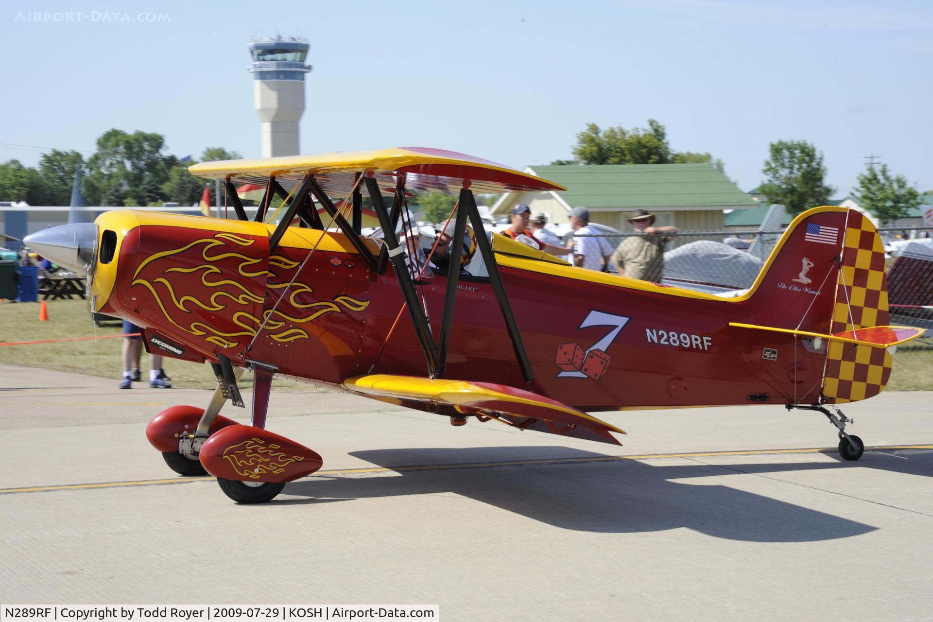 N289RF, 1986 Smith DSA-1 Miniplane C/N 1, Taxi for departure
