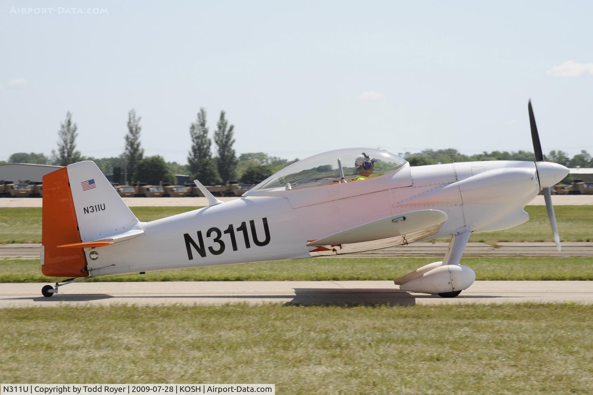 N311U, 1999 Vans RV-4 C/N 2362, Taxi for departure