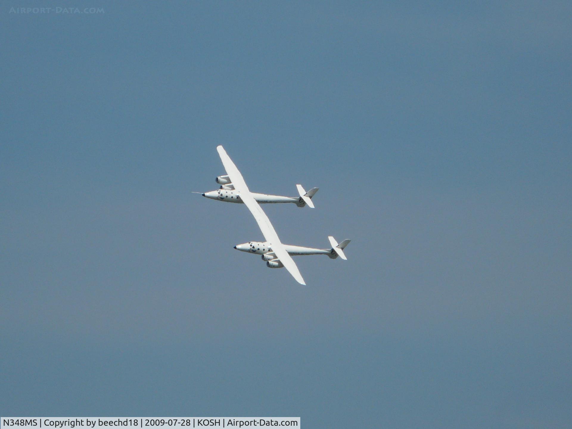 N348MS, 2008 Scaled Composites 348 C/N 001, At Oshkosh 2009