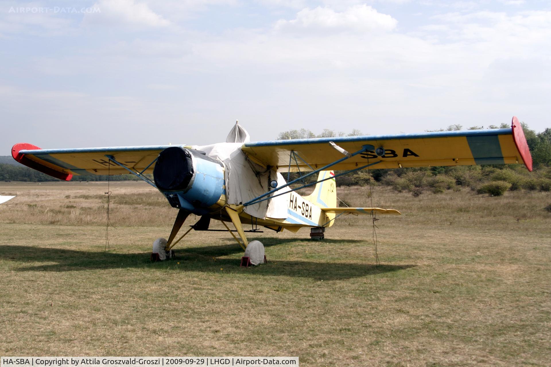 HA-SBA, 1967 PZL-Okecie PZL 101A-Gawron C/N 107199, Gödöllö Airport, Hungary