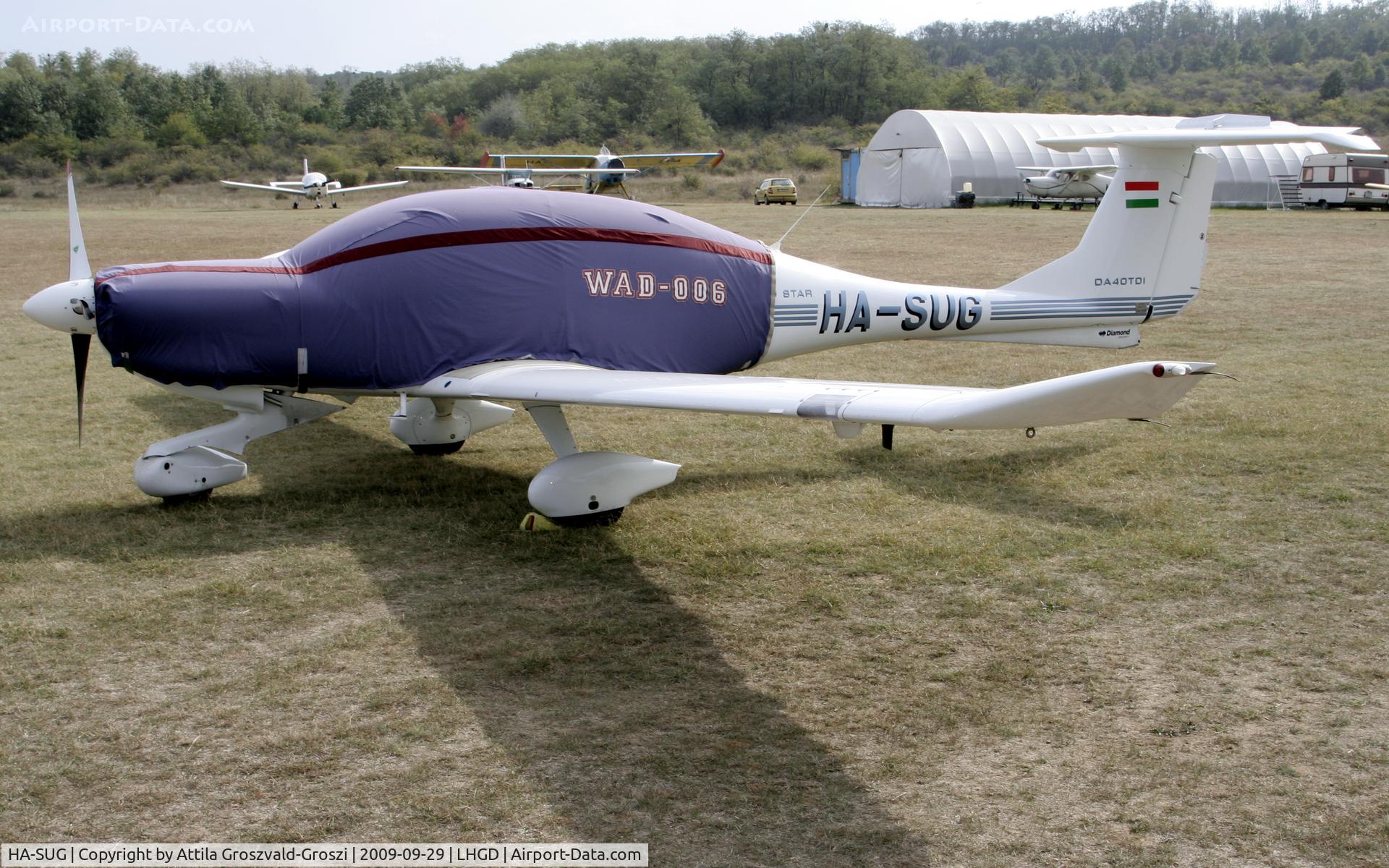 HA-SUG, 2003 Diamond DA-40TDI Diamond Star C/N D4.049, Gödöllö Airport, Hungary