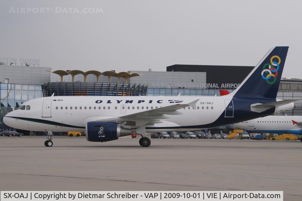 SX-OAJ, 2009 Airbus A319-112 C/N 3905, Olympic A319