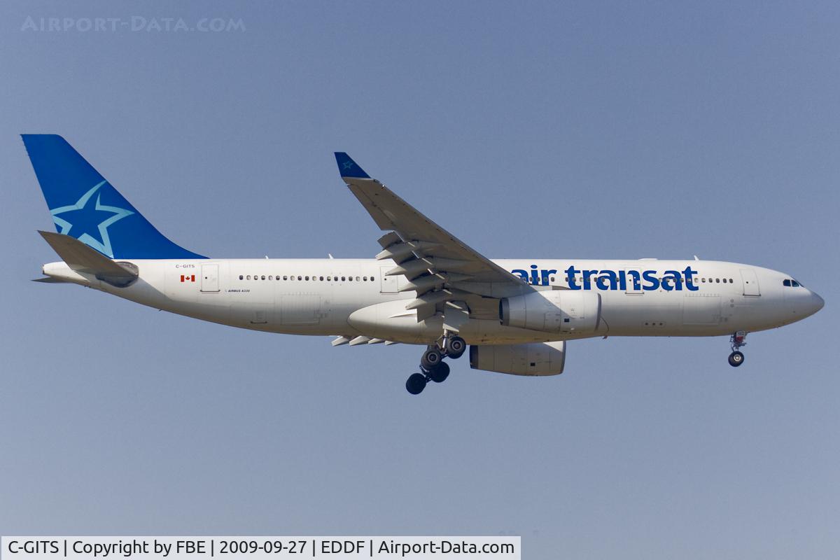 C-GITS, 1999 Airbus A330-243 C/N 0271, short final