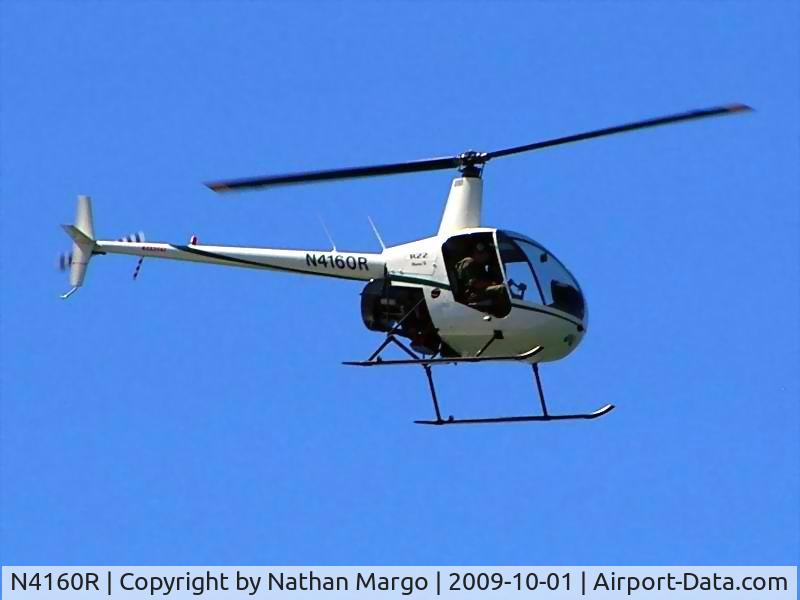 N4160R, 2008 Robinson R22 BETA C/N 4298, I caught him flying over O.B. Pier, San Diego, CA