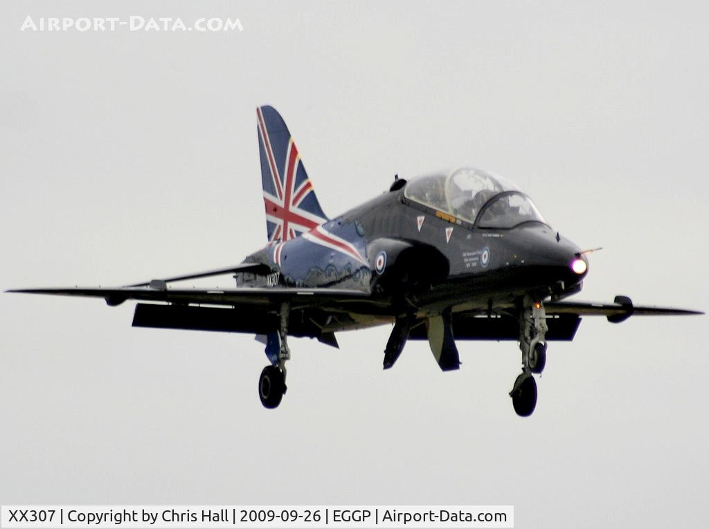 XX307, 1980 Hawker Siddeley Hawk T.1A C/N 141/312132, Royal Air Force solo display Hawk