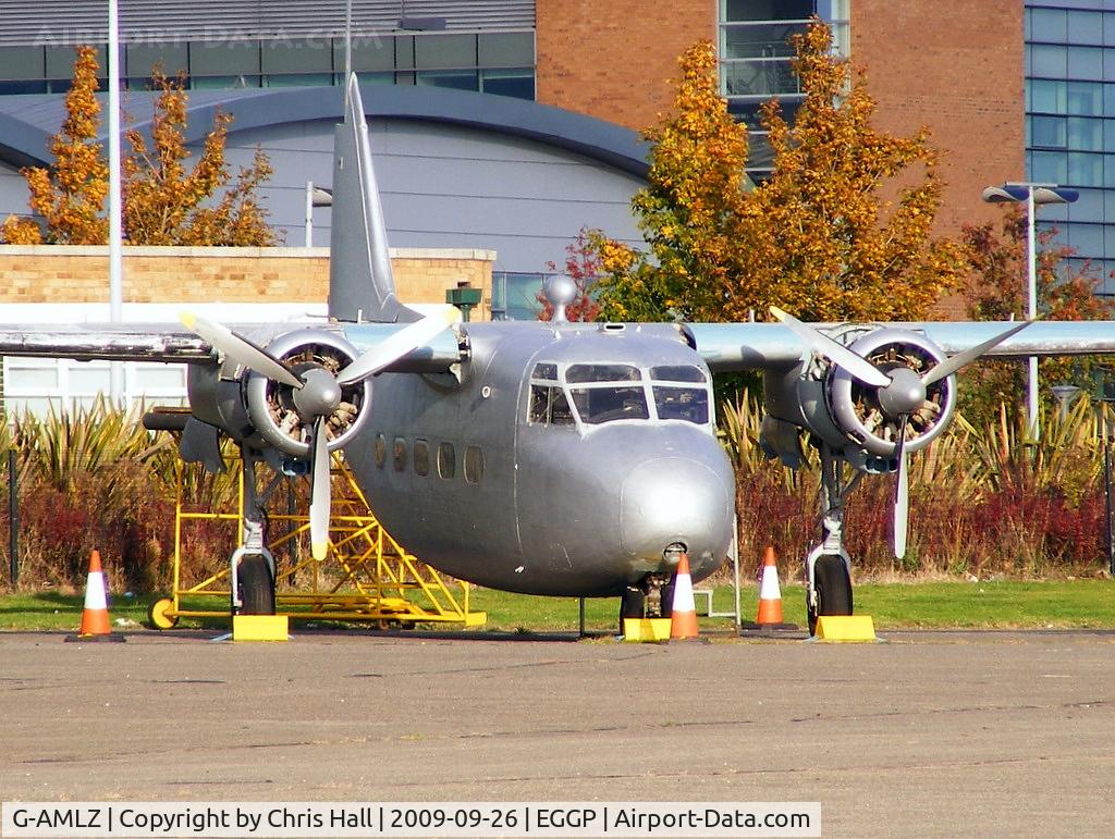 G-AMLZ, Percival P-50 Prince 6E C/N P50-46, being restored by the Jetstream Club