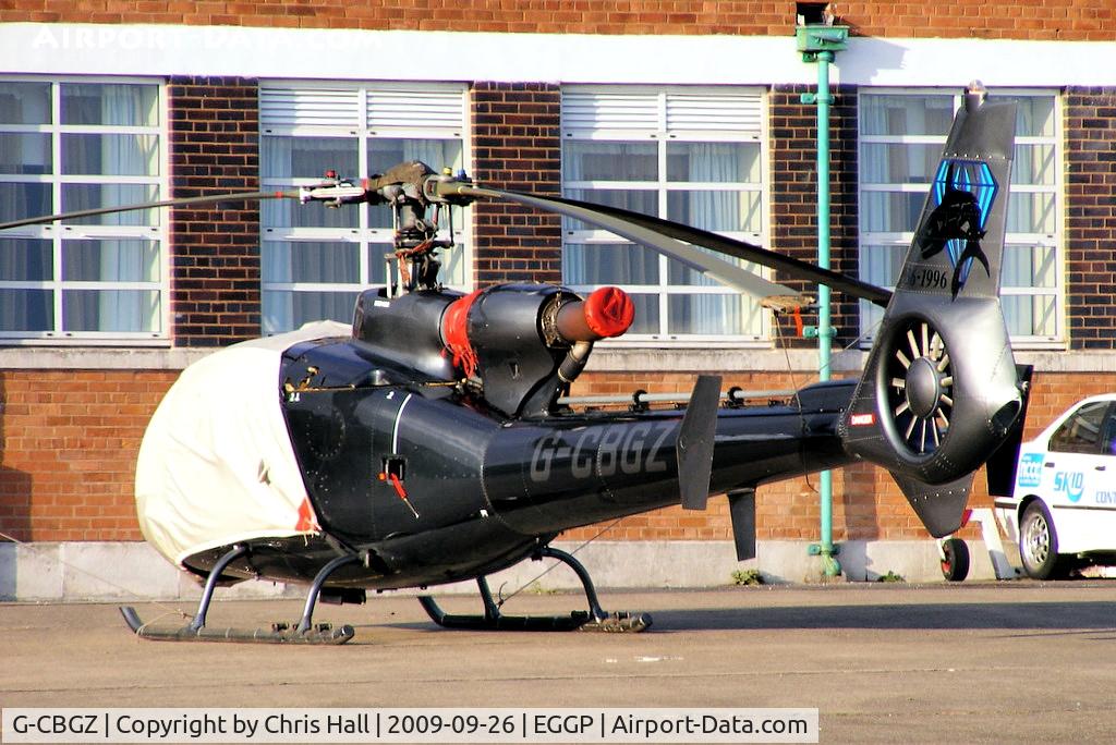 G-CBGZ, 1982 Westland SA-341C Gazelle HT2 C/N 1915, Previous ID:  ZB646, formerly with the Royal Navy Sharks display team