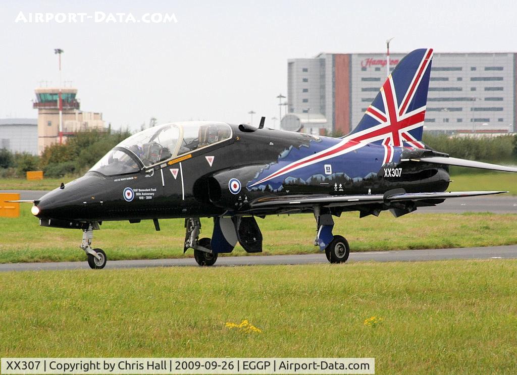 XX307, 1980 Hawker Siddeley Hawk T.1A C/N 141/312132, Royal Air Force solo display Hawk