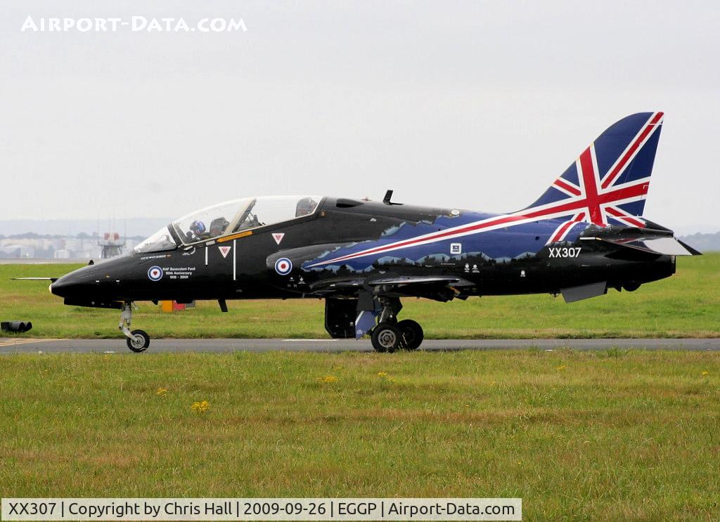XX307, 1980 Hawker Siddeley Hawk T.1A C/N 141/312132, Royal Air Force solo display Hawk