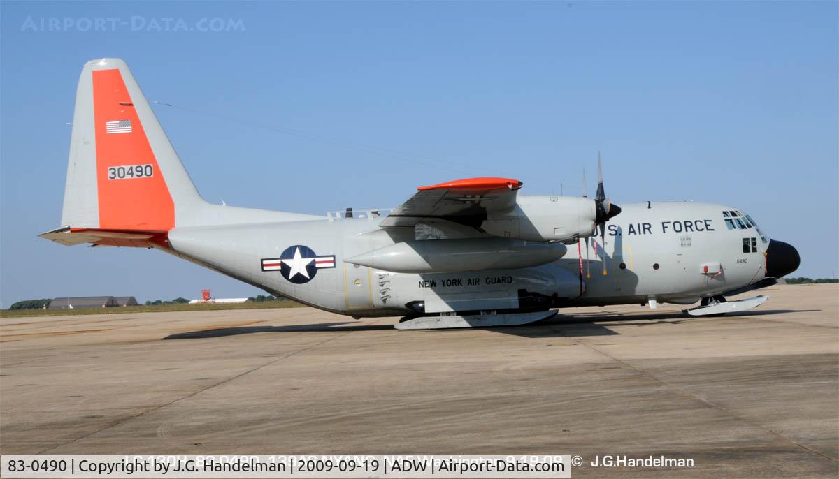 83-0490, 1983 Lockheed LC-130H Hercules C/N 382-5007, at NAF Washington
