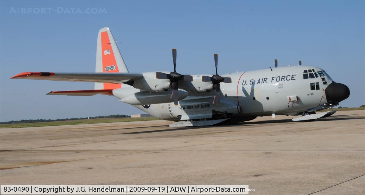 83-0490, 1983 Lockheed LC-130H Hercules C/N 382-5007, at NAF Washington