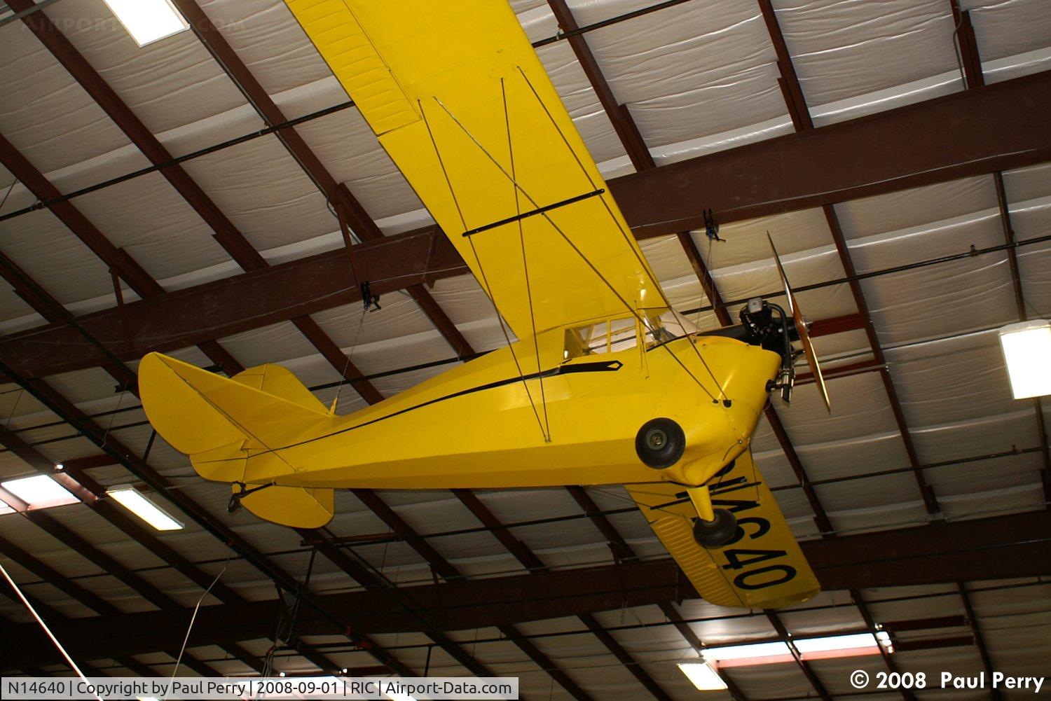 N14640, 1935 Aeronca C-3 C/N 526, Older Aeronca on display