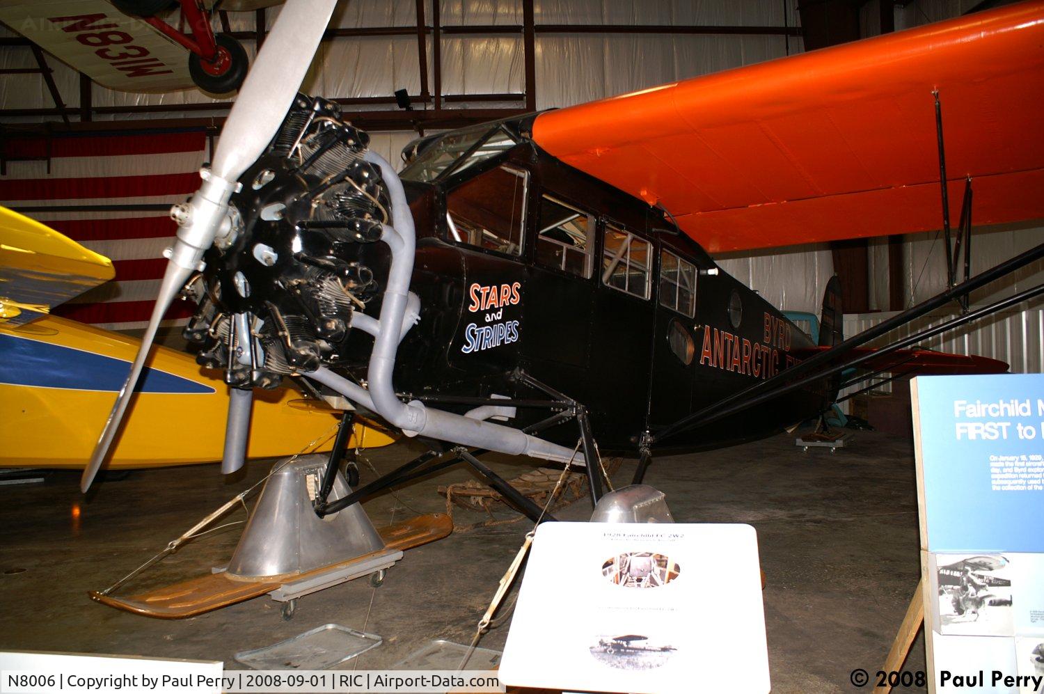 N8006, 1928 Fairchild FC-2-W2 C/N 140, An airframe of some fame!