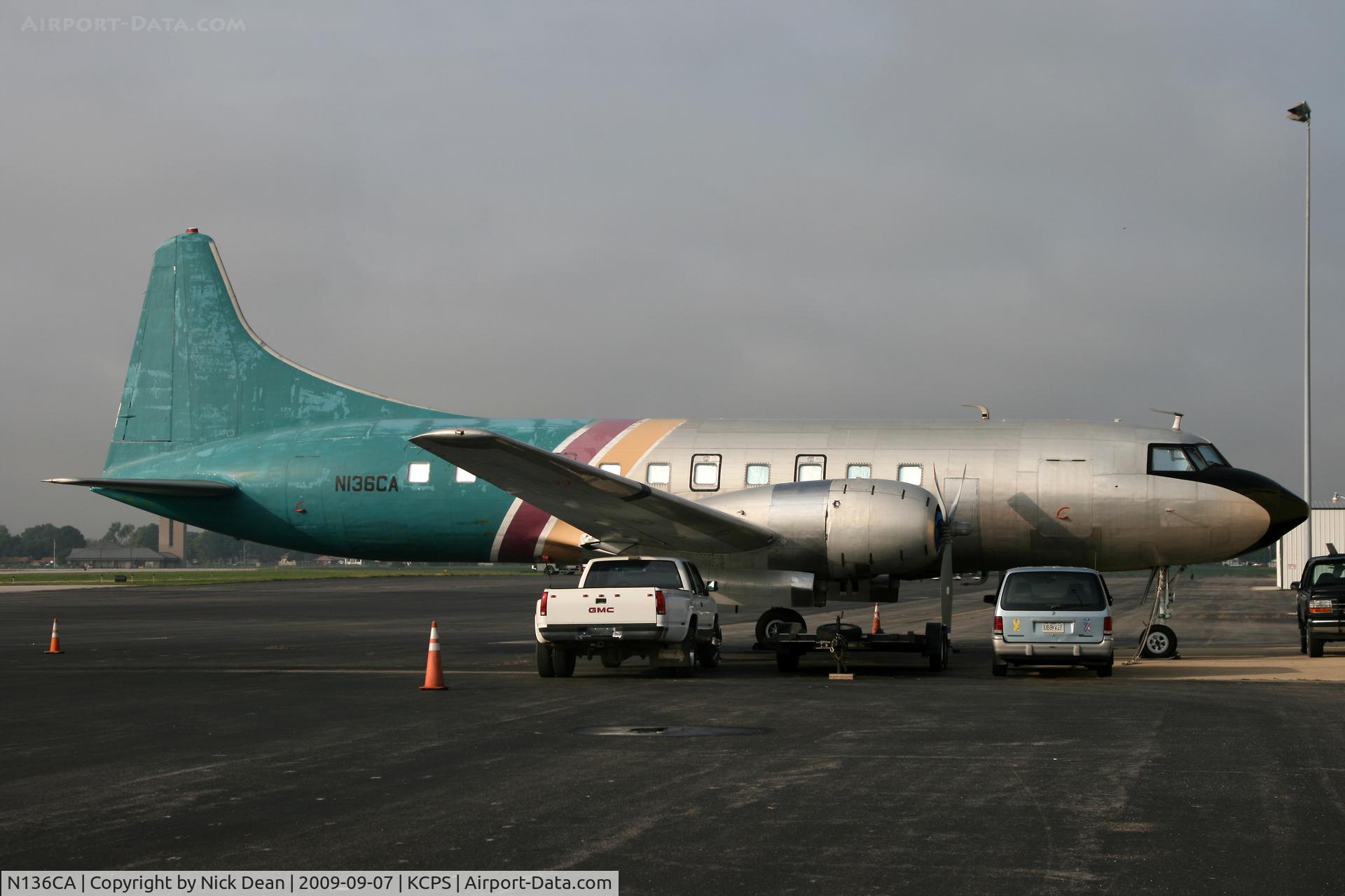 N136CA, 1957 Convair 440 Metropolitan C/N 400, KCPS
