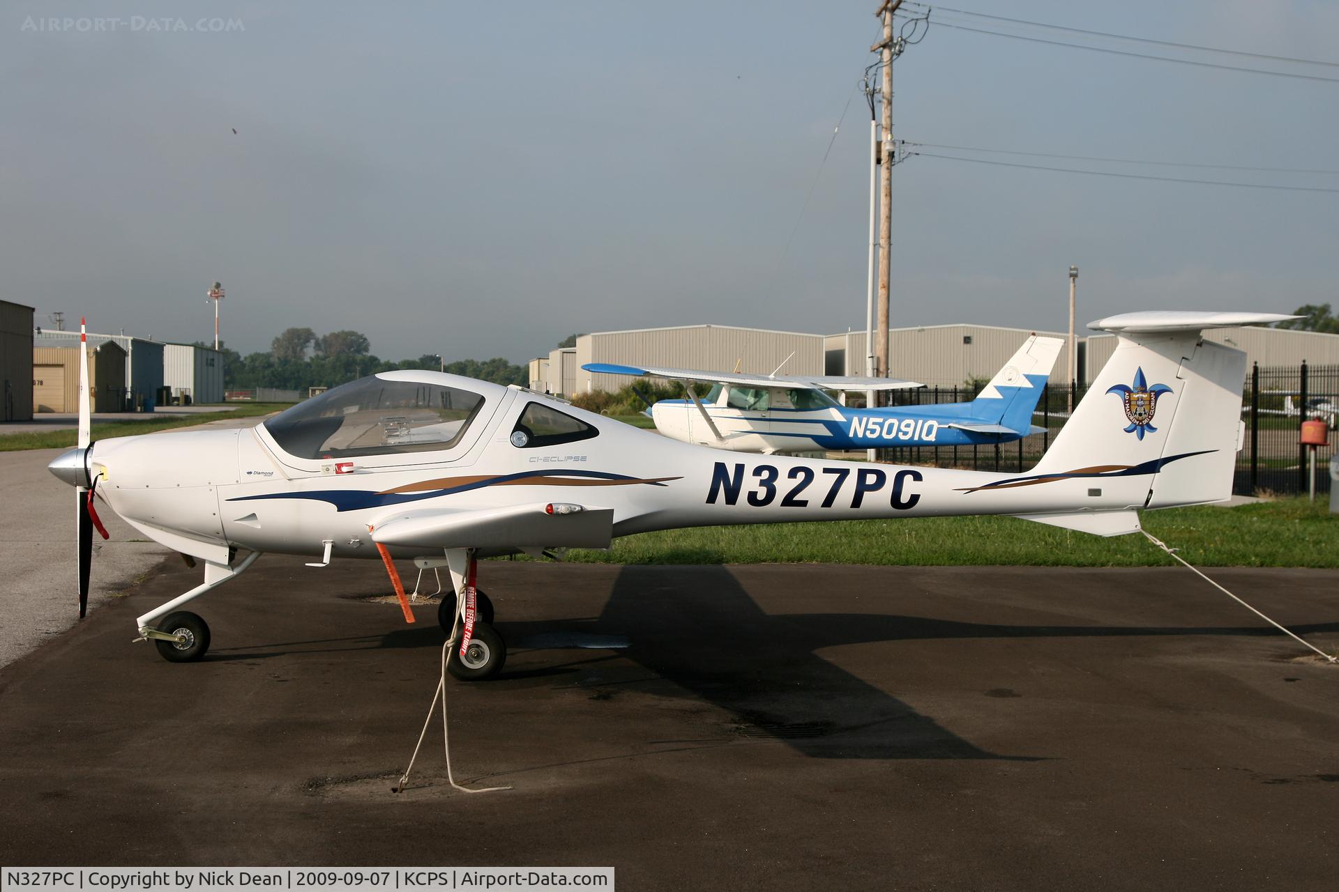 N327PC, 2008 Diamond DA-20C-1 Eclipse C/N C0526, KCPS