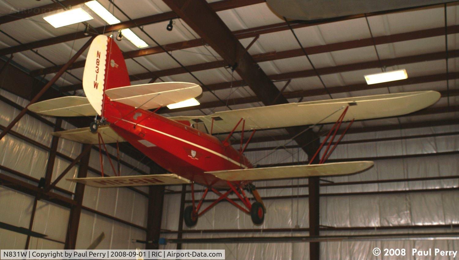 N831W, 1929 Perth Amboy BIRD A C/N 2025-96, Old, but in gorgeous condition