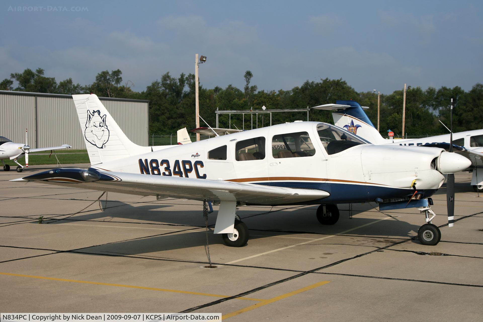 N834PC, 2006 Piper PA-28R-201 Cherokee Arrow III C/N 2844129, KCPS