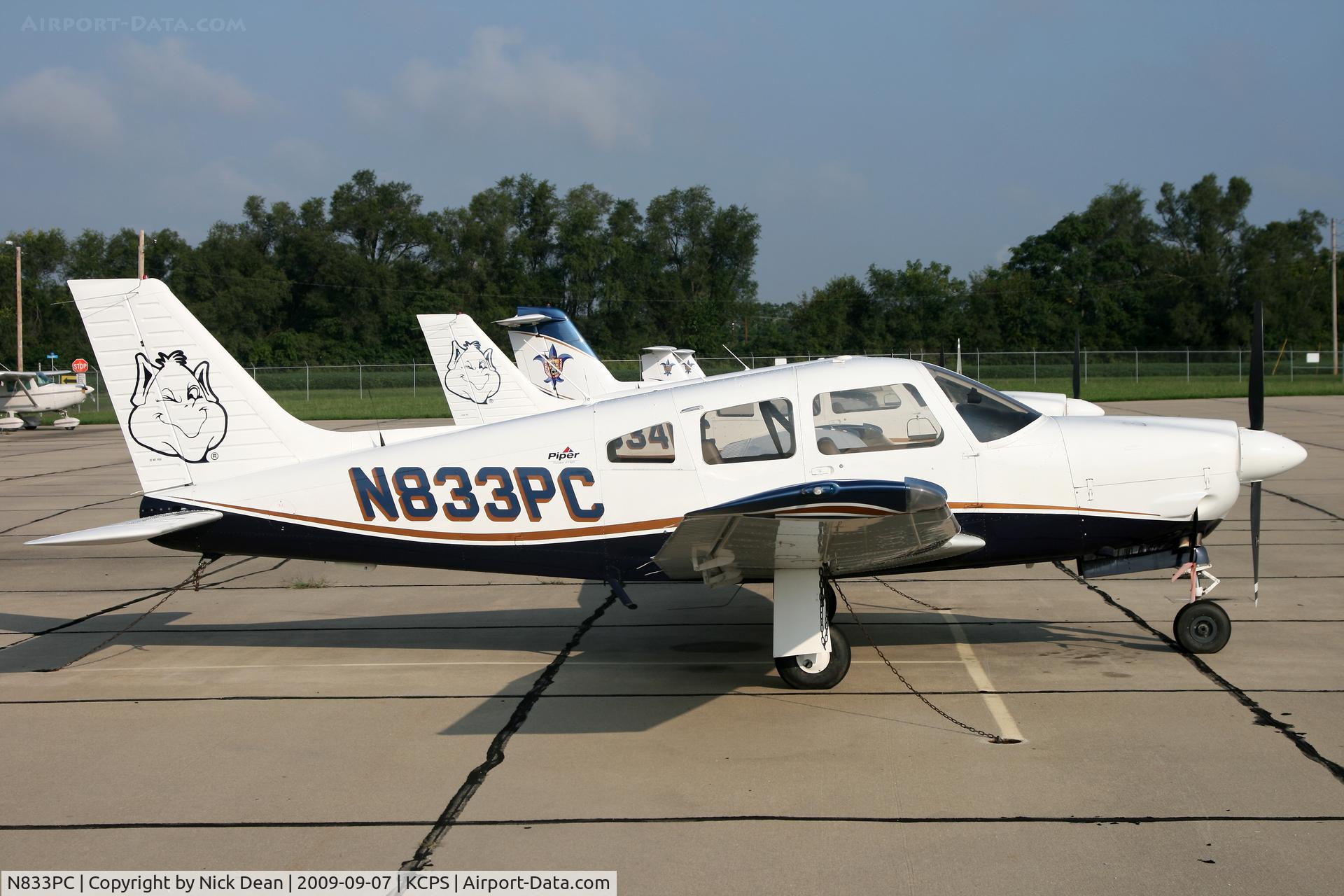 N833PC, 2006 Piper PA-28R-201 Cherokee Arrow III C/N 2844128, KCPS