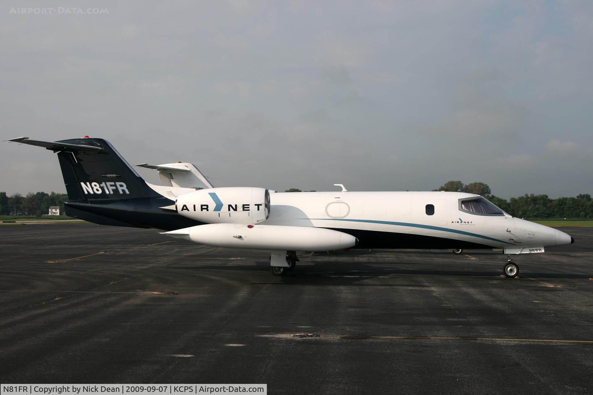 N81FR, 1976 Gates Learjet 35A C/N 081, KCPS