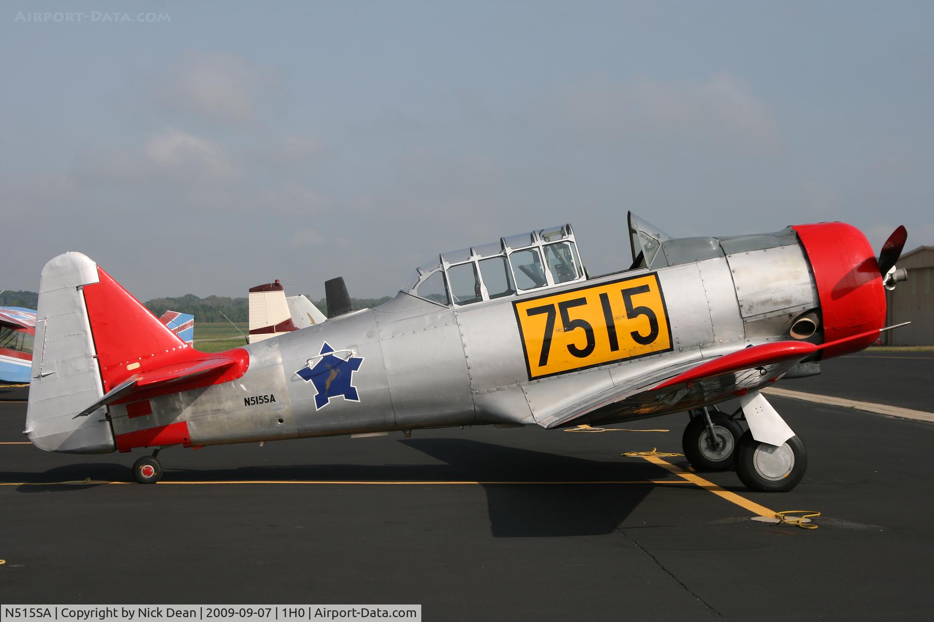 N515SA, 1943 North American AT-6D C/N 8814953, 1H0